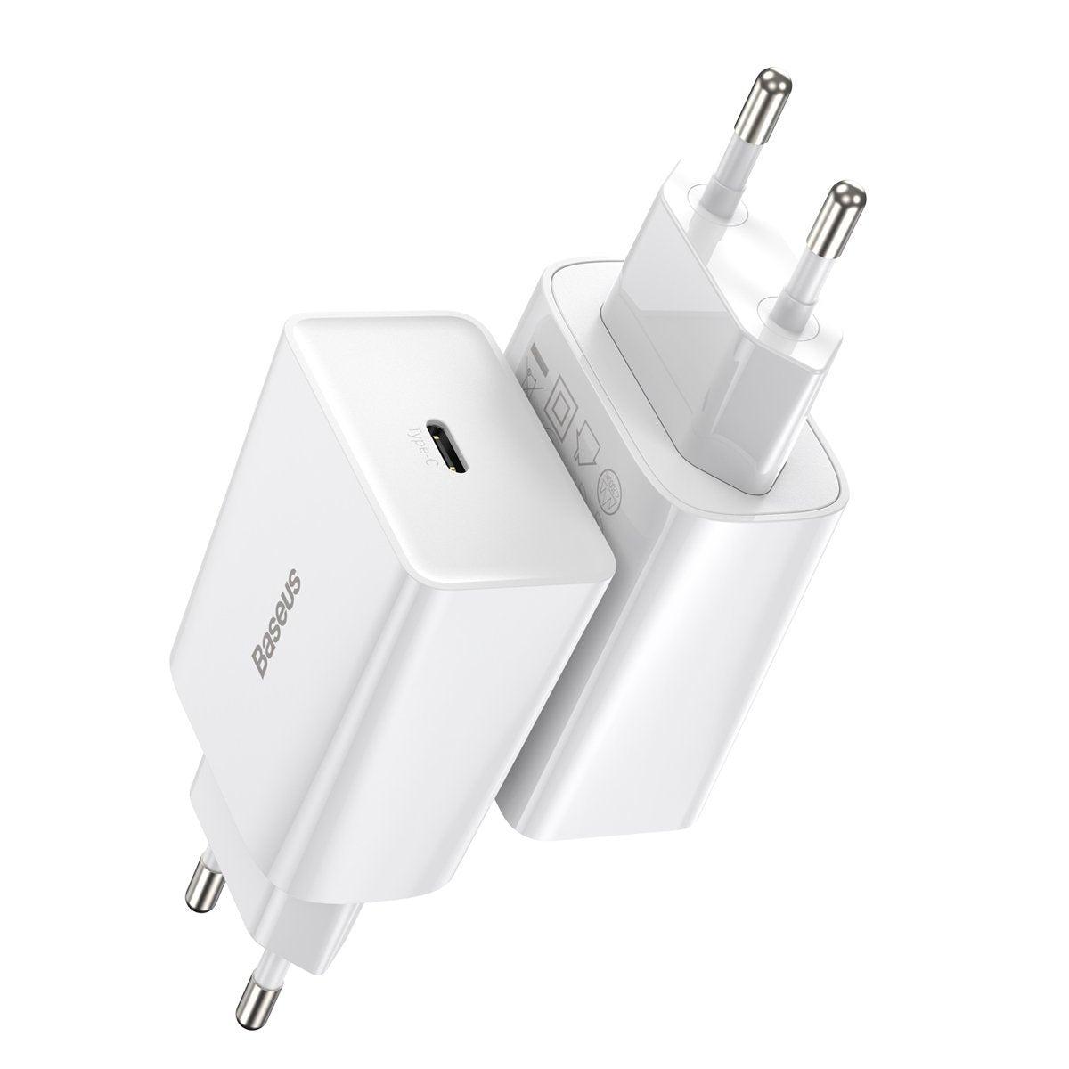 Baseus Speed Mini Quick Charger, USB-C, PD, 3A, 20W (white) - Image 5
