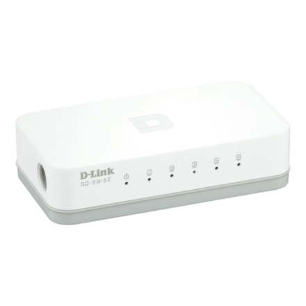 D-Link | 5-Port Fast Ethernet Easy Desktop Switch | GO-SW-5E/E