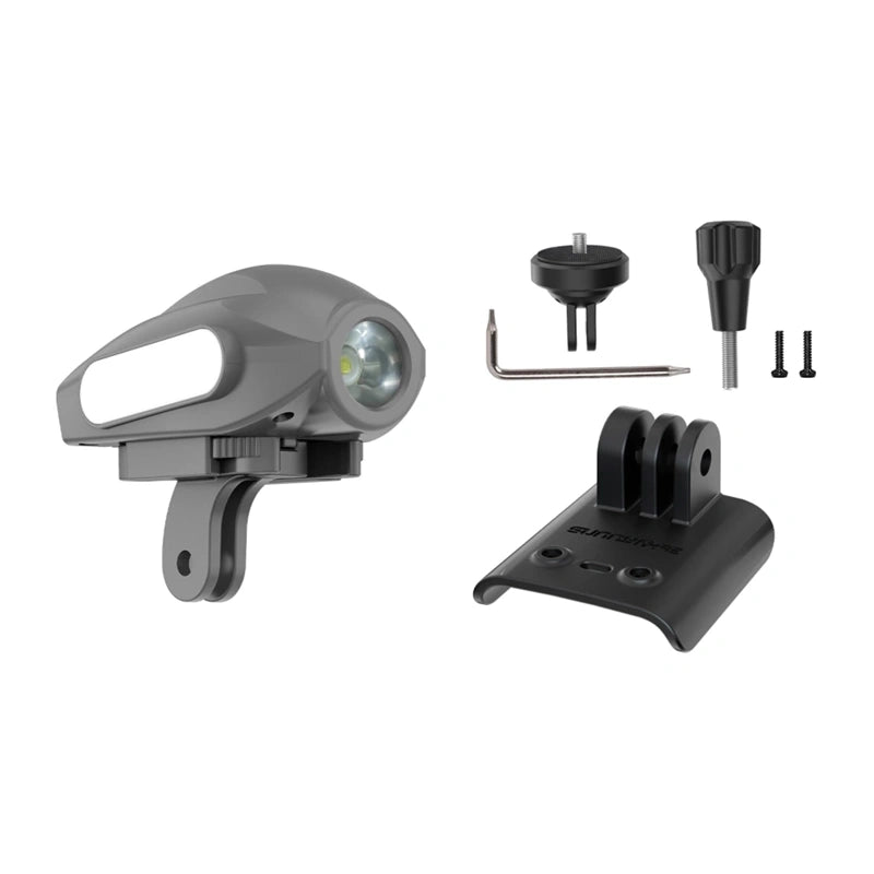 Sunnylife Mounting Adapter + Light for the Avata 2 Drone - Image 1