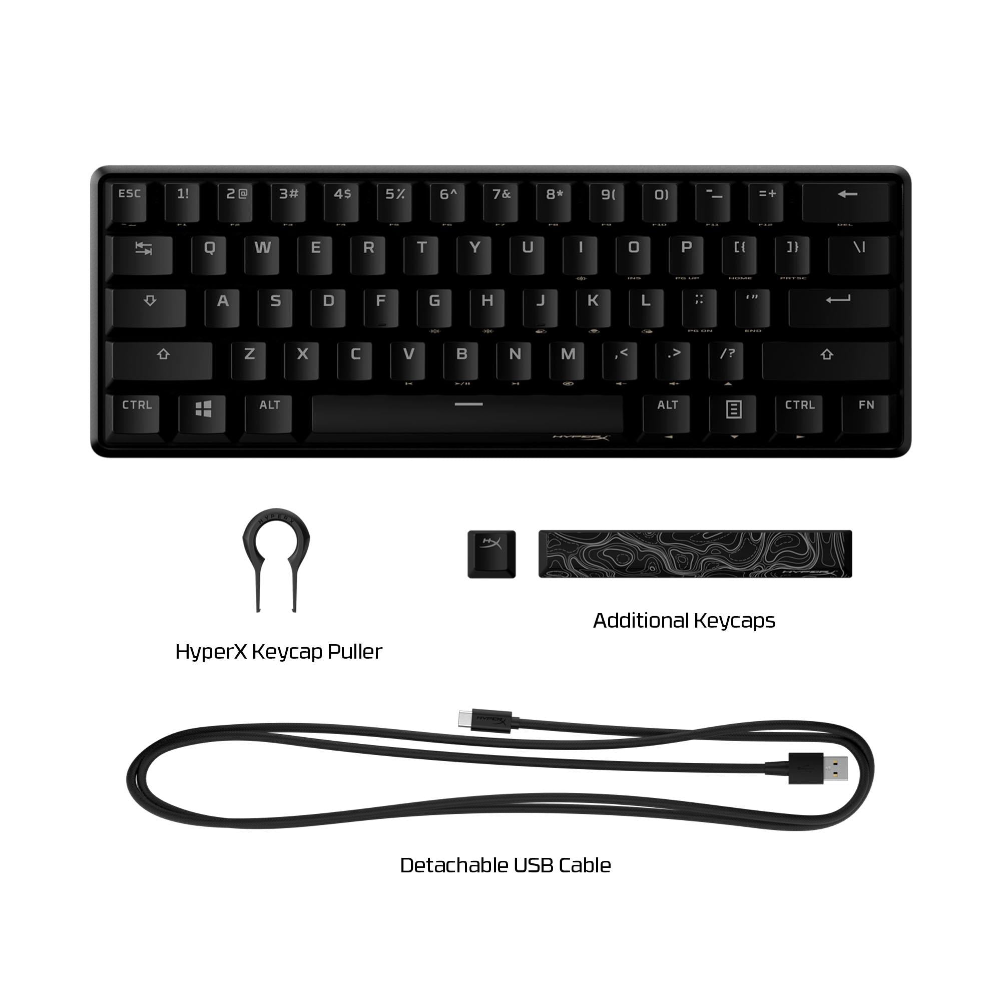 KEYBOARD ALLOY ORIGINS 60/HKBO1S-RB-US/G HYPERX