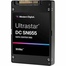 SSD WESTERN DIGITAL SSD series Ultrastar DC SN655 15.36TB PCIe Gen4 NVMe NAND flash technology TLC Write speed 3700 MBytes/sec Read speed 6800 MBytes/sec Form Factor U.3 MTBF 25000000 hours 0TS2463