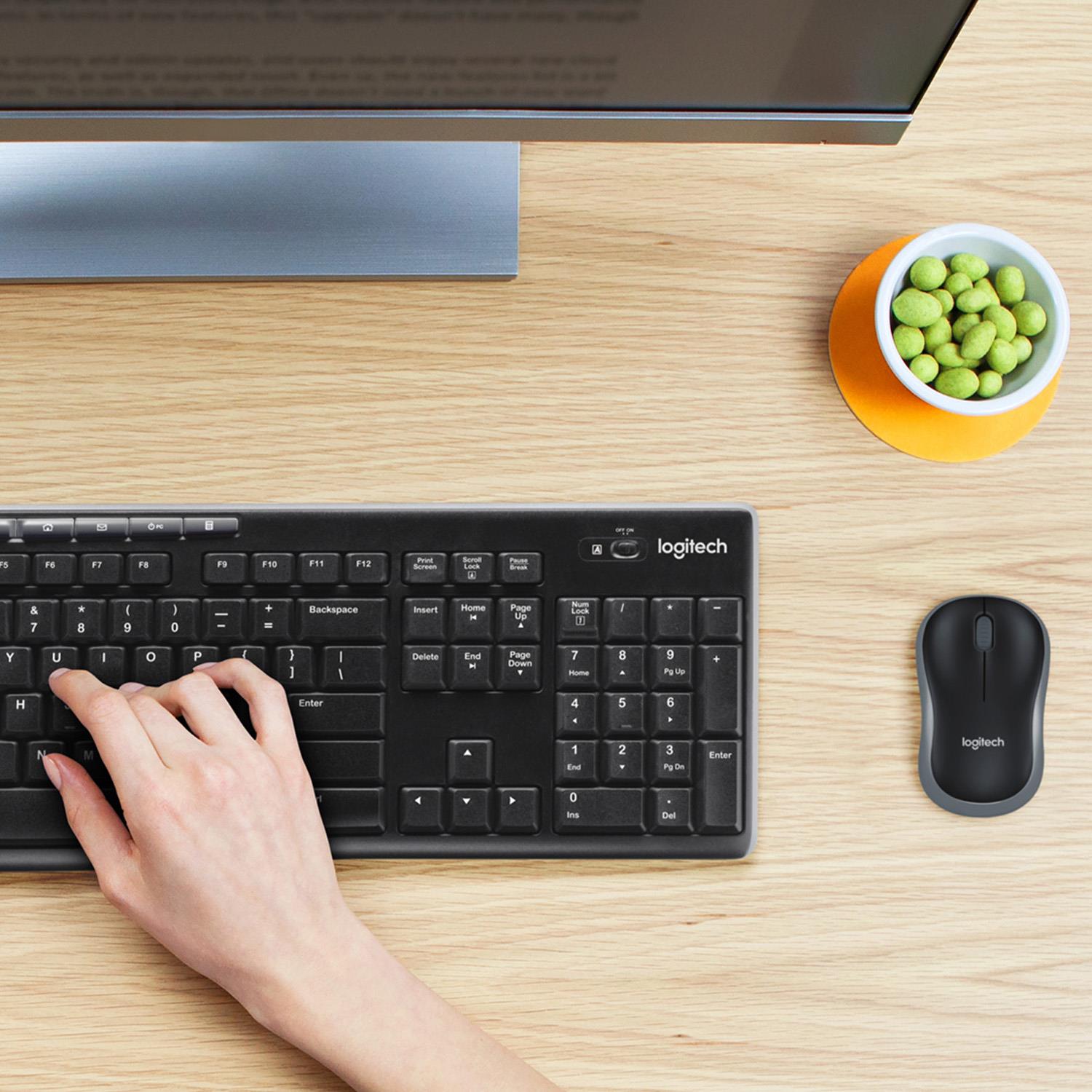 KEYBOARD WRL COMBO MK270 ENG/DESKTOP 920-004509 LOGITECH