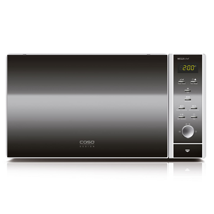 Caso | Microwave Oven with Grill and Convection | MCG 25 Chef | Free standing | 900 W | Convection | 25 L | Grill | Stai