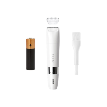 Braun Body Mini Trimmer | BS1000 | Cordless | Wet & Dry | White