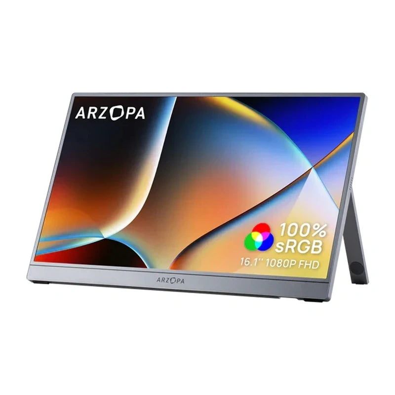 ARZOPA Z1C 16.1" Portable Monitor (Gray) - Image 1