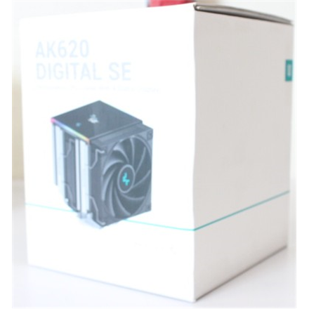 SALE OUT. Deepcool AK620 DIGITAL SE CPU Air Cooler | Deepcool CPU Air Cooler | AK620 Digital SE | Black | DAMAGED PACKAG