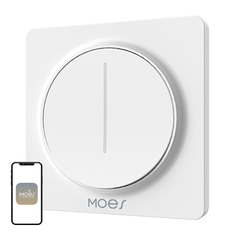 MOES ZS-SY-EUD-WH ZigBee Dimmer (White) - Image 1