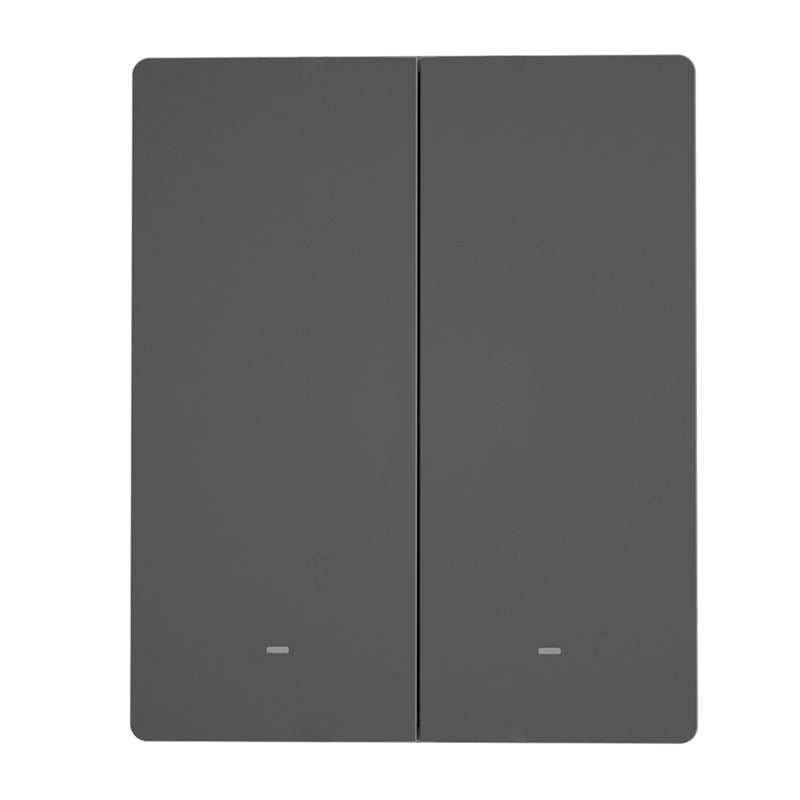 Smart Matter over WiFi wall switch SONOFF M5-2C-80 (2-channel, for frame, graphite) - Image 2