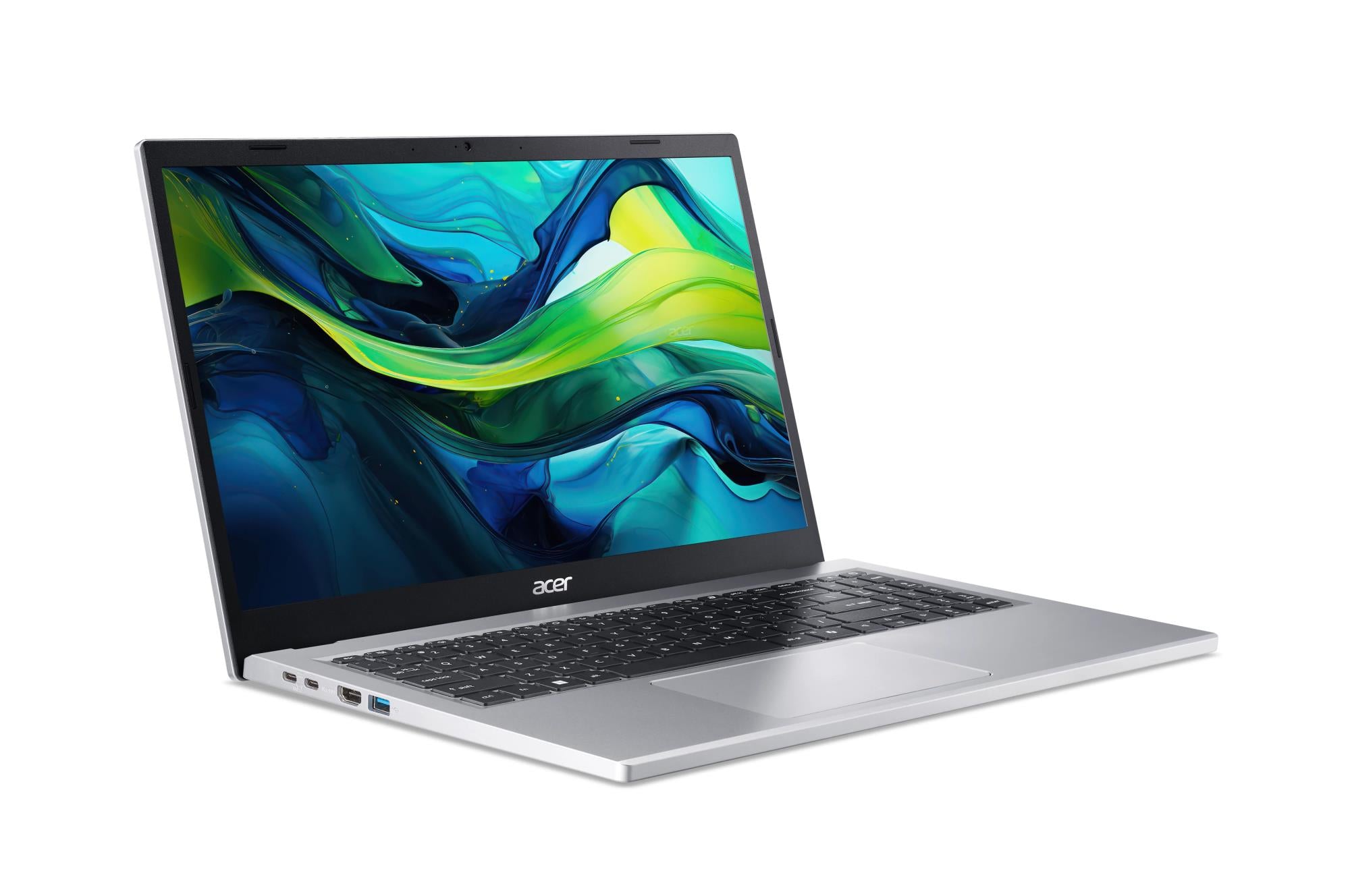 Notebook ACER Aspire Go 15 CPU AMD RyzenT 5 7520U 2.8 GHz 15.6 " 1920x1080 pixels RAM 16 GB DDR5-SDRAM SSD 512 GB On-board graphics Yes Keyboard language English OS installed Windows 11 Home Colour Silver Weight 17.3 KG NX.J3DEL.001