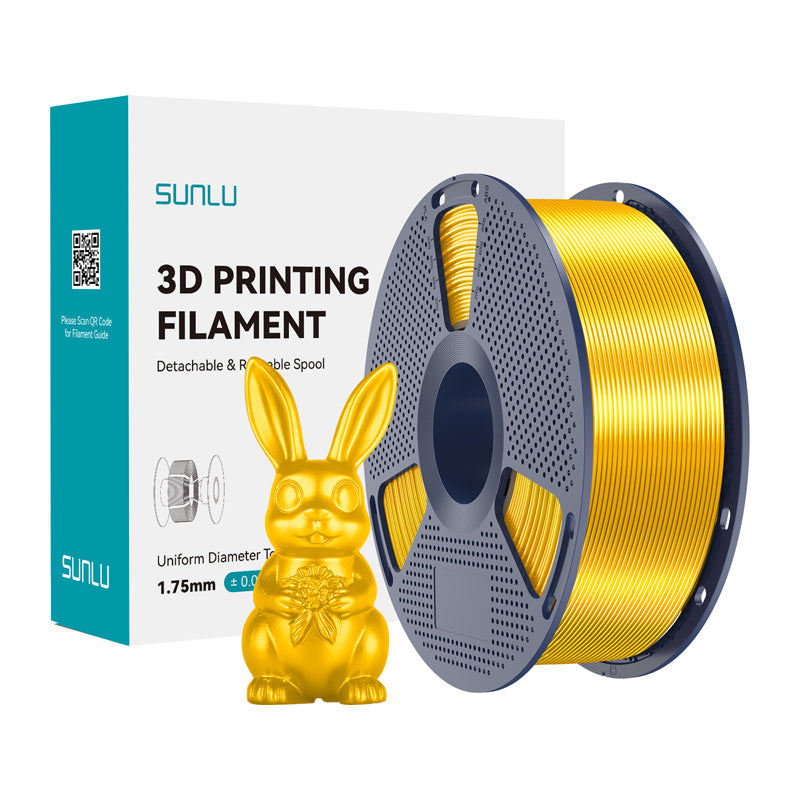 Sunlu PLA+ Silk Filament (Gold) - Image 1
