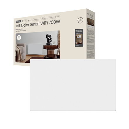 Mill Color Panel Heater, Wifi+App control | COLOR700WIFI4 | Panel Heater | 700 W | Suitable for rooms up to 9-12 m² | Ma