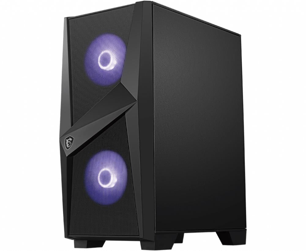 Case MSI MAG FORGE 100M MidiTower Not included ATX MicroATX MiniITX Colour Black MAGFORGE100M