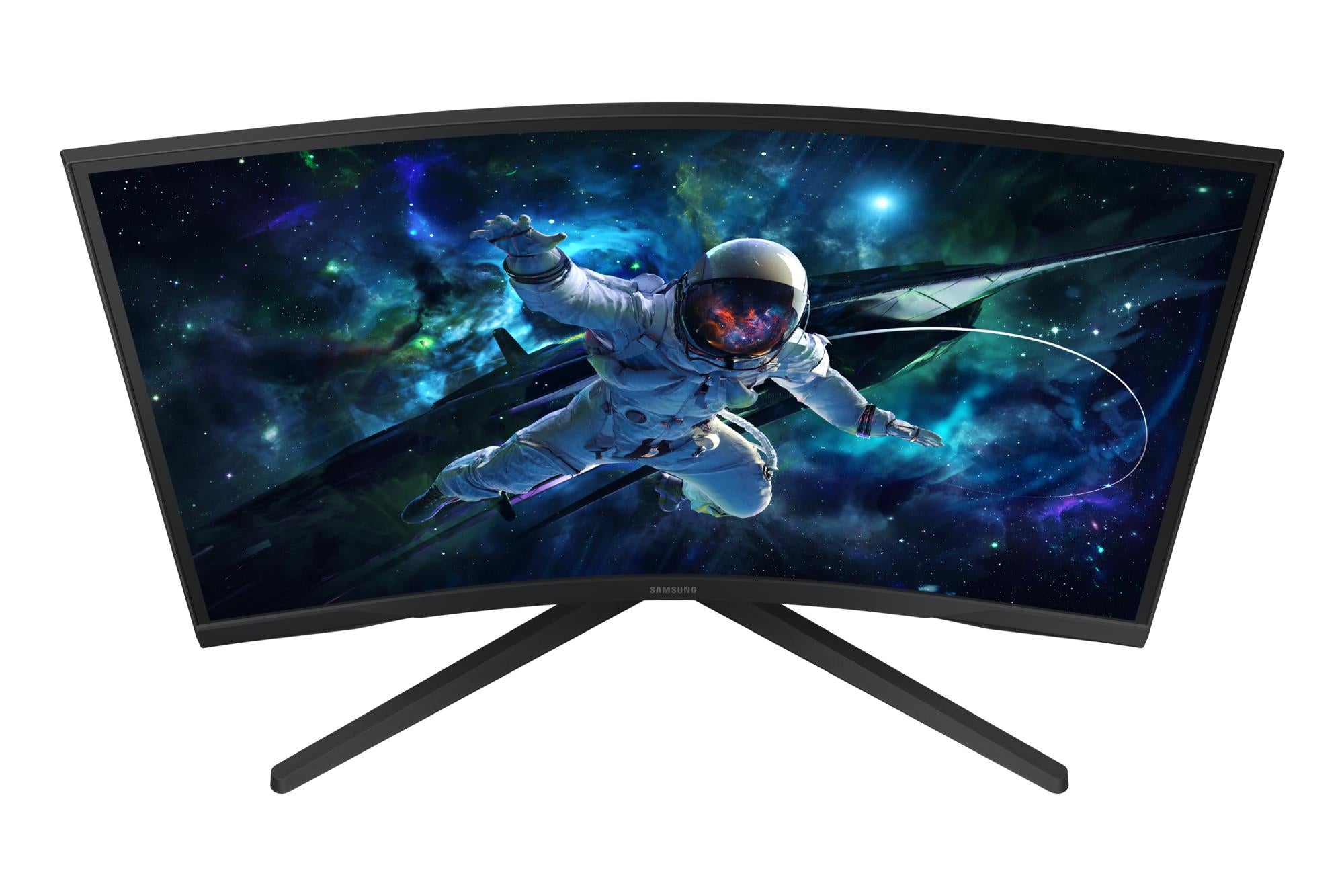 LCD Monitor SAMSUNG LS27CG552EUXEN 27" Gaming/Curved Panel VA 2560x1440 16:9 165 Hz Matte 1 ms Height adjustable Colour Black LS27CG552EUXEN