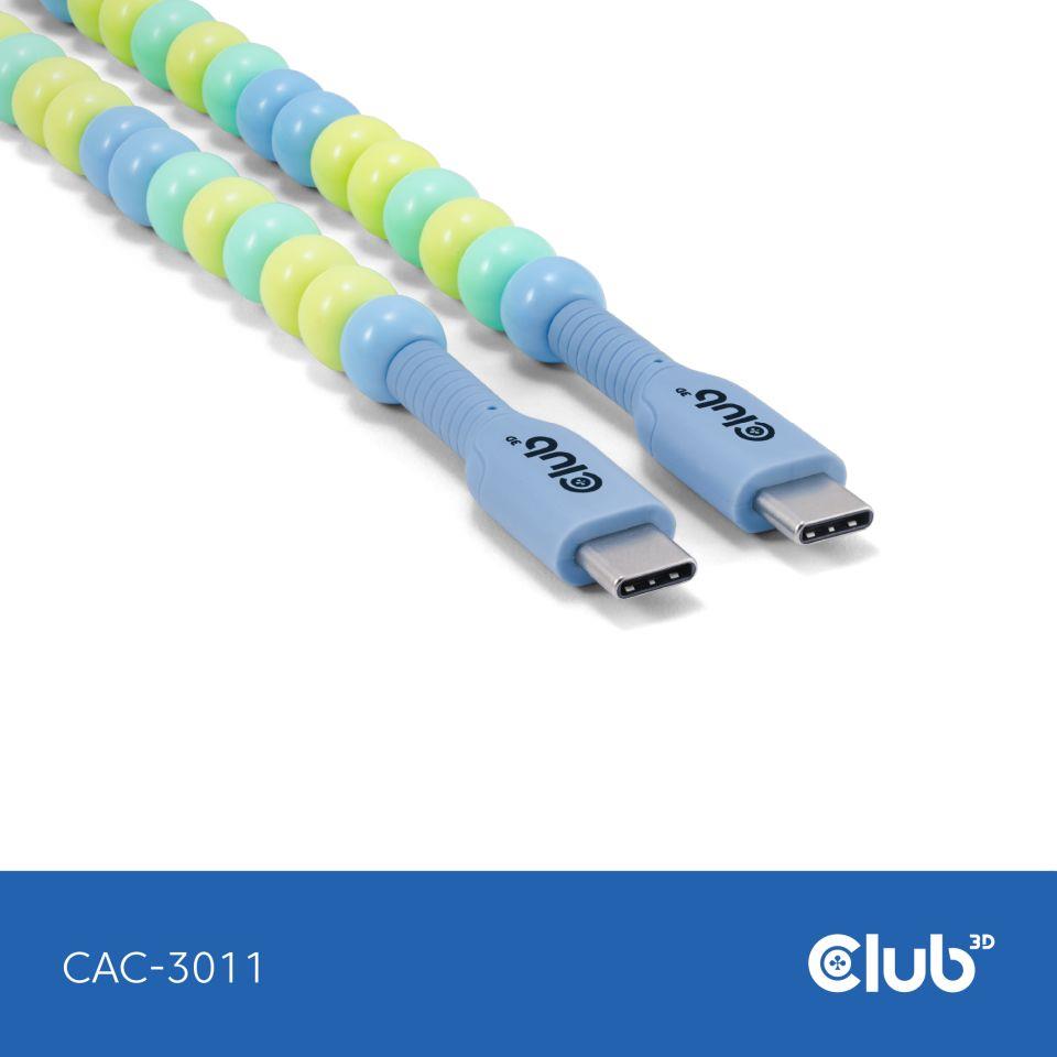 CABLE USB-C TO USB-C/BLUE CAC-3011 CLUB3D