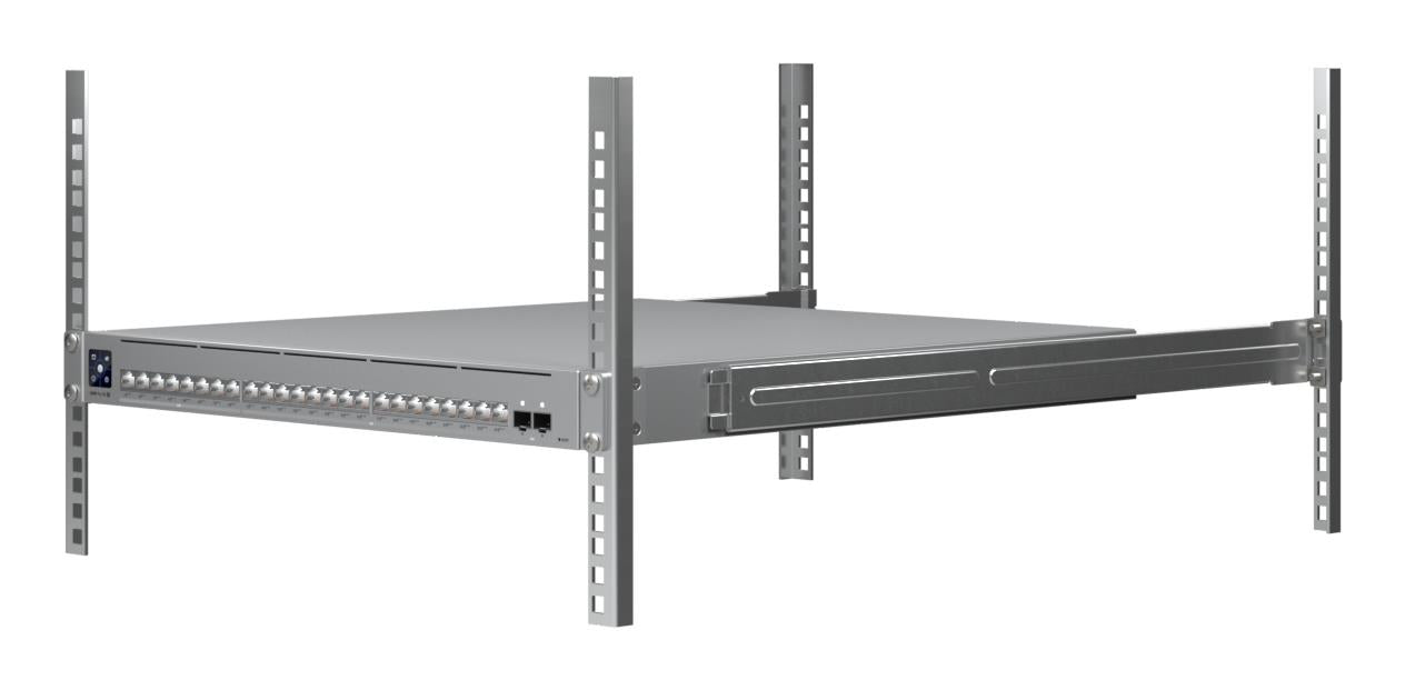 Switch UBIQUITI Pro XG 24 PoE Switch type Managed Switch layer L2/L3 Rack mounting Yes Stackable Yes Form factor 1U 24xRJ-45 ports RJ-45 Ports Type 10G Ethernet (100/1000/10000) 8x2.5G Ethernet (copper) ports quantity 16x10G Ethernet (copper) ports