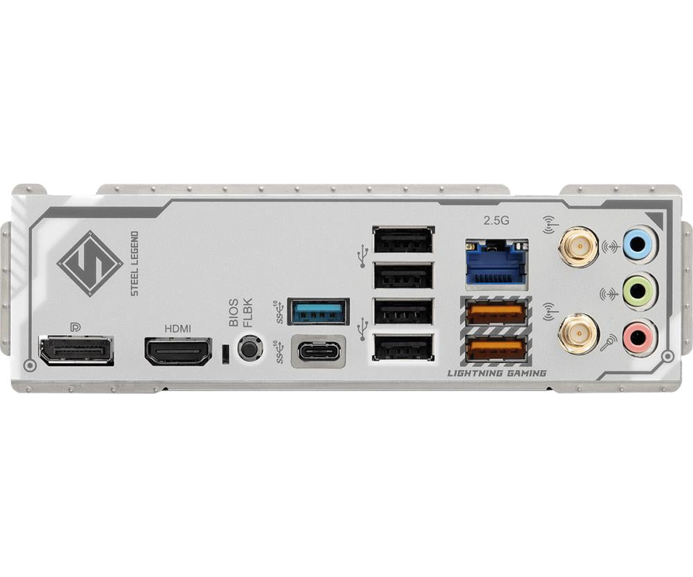 Mainboard ASROCK AMD B850 SAM5 Micro-ATX Memory DDR5 Memory slots 4 4xPCI-Express 4.0 4x 1xPCI-Express 5.0 16x 1xM.2 1xHDMI 1xDisplayPort 1xAudio-In 1xAudio-Out 1xMicrophone 4xUSB 2.0 3xUSB 3.2 1xUSB-C 1xRJ45 B850MSTEELLEGENDWIFI