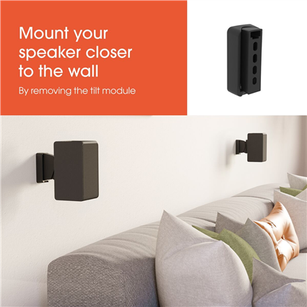 Vogels Wall mount | SWM 3021 Universal Speaker Wall Mount | Tilt, rotate | Maximum weight (capacity) 5 kg | Black