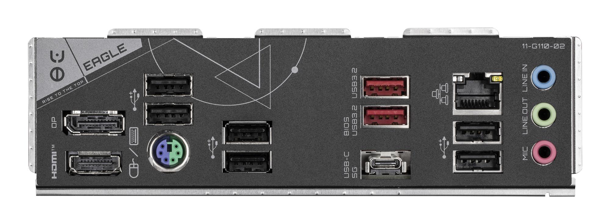 Mainboard GIGABYTE AMD B650 SAM5 ATX Memory DDR5 Memory slots 4 B650EAGLE1.2