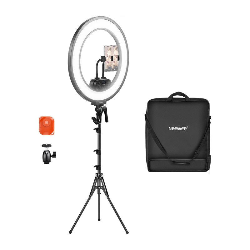 Neewer RL45B 45W 18″ Ultra-Thin LED Ring Light Kit - Image 1