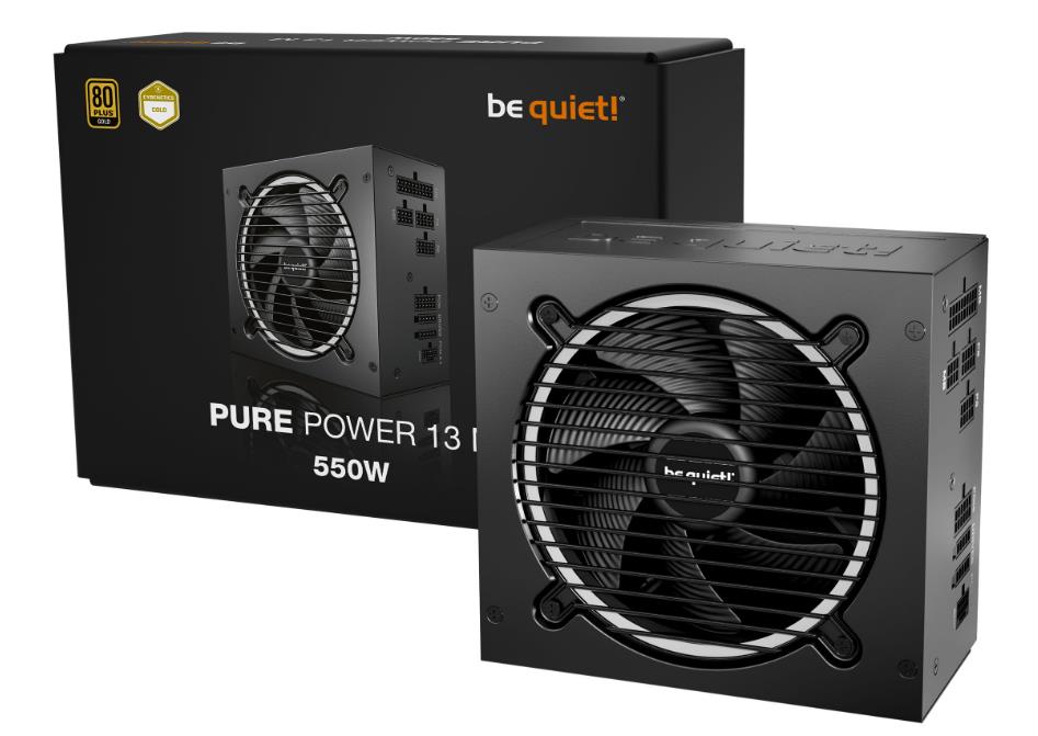 Power Supply BE QUIET Pure Power 13M 550 Watts Peak Power 600 Watts Efficiency 80 PLUS GOLD BP024EU