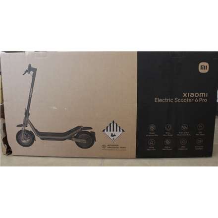 SALE OUT. Xiaomi Electric Scooter 6 Pro GL | Xiaomi 24 month(s) | DAMAGED PACKAGING
