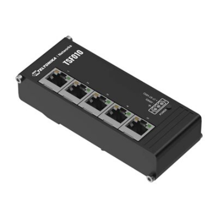 Teltonika Industrial Switch | TSF010 | Unmanaged | DIN rail mountable | 10/100 Mbps (RJ-45) ports quantity 5 | Power sup