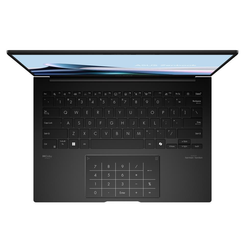 Notebook ASUS ZenBook Series 14 OLED UM3406KA-QD066W CPU AMD Ryzen AI 5 340 2000 MHz 14" 1920x1200 RAM 16GB LPDDR5x SSD 1TB AMD Radeon Graphics Integrated ENG NumberPad Windows 11 Home Black 1.2 kg 90NB14U1-M00LJ0