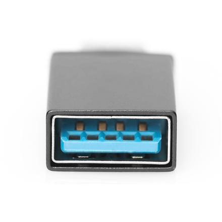 Digitus | USB Type-C adapter, type C to A M/F, 3A, 5GB, 3.0 Version | AK-300506-000-S | Plug USB C | Jack USB A