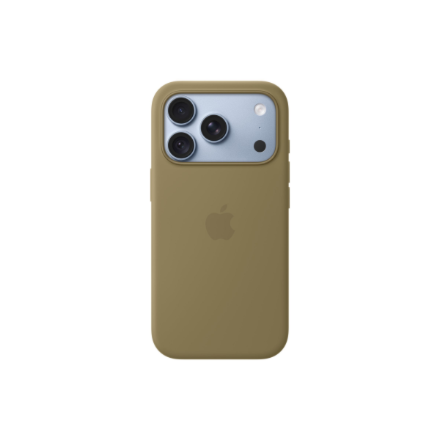 APPLE iPhone 18 Pro Silicone Case with MagSafe - Olive | Apple