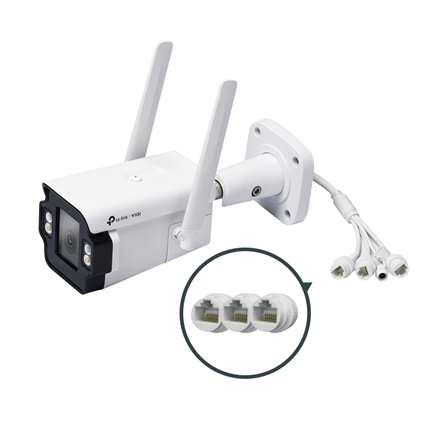 TP-LINK InSight S345-4G | VIGI Outdoor Full-Color 4G Network Camera | Bullet | 4 MP | 4mm | IP66 | H.265+ | MicroSD, up 