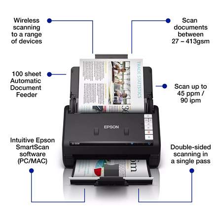 Epson Document scanner | WorkForce ES-550W | Colour