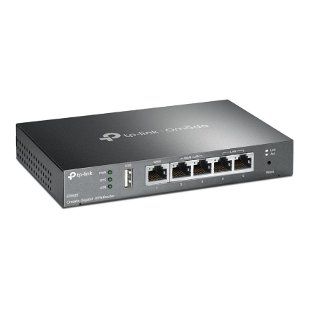 TP-LINK | SafeStream Multi-WAN VPN Router | TL-ER605 | 802.1q | 10/100/1000 Mbit/s | Ethernet LAN (RJ-45) ports 1 Fixed 