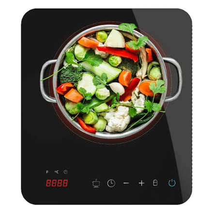 Cecotec Full Magma Single | Number of burners/cooking zones 1 | Touch | Induction | Black