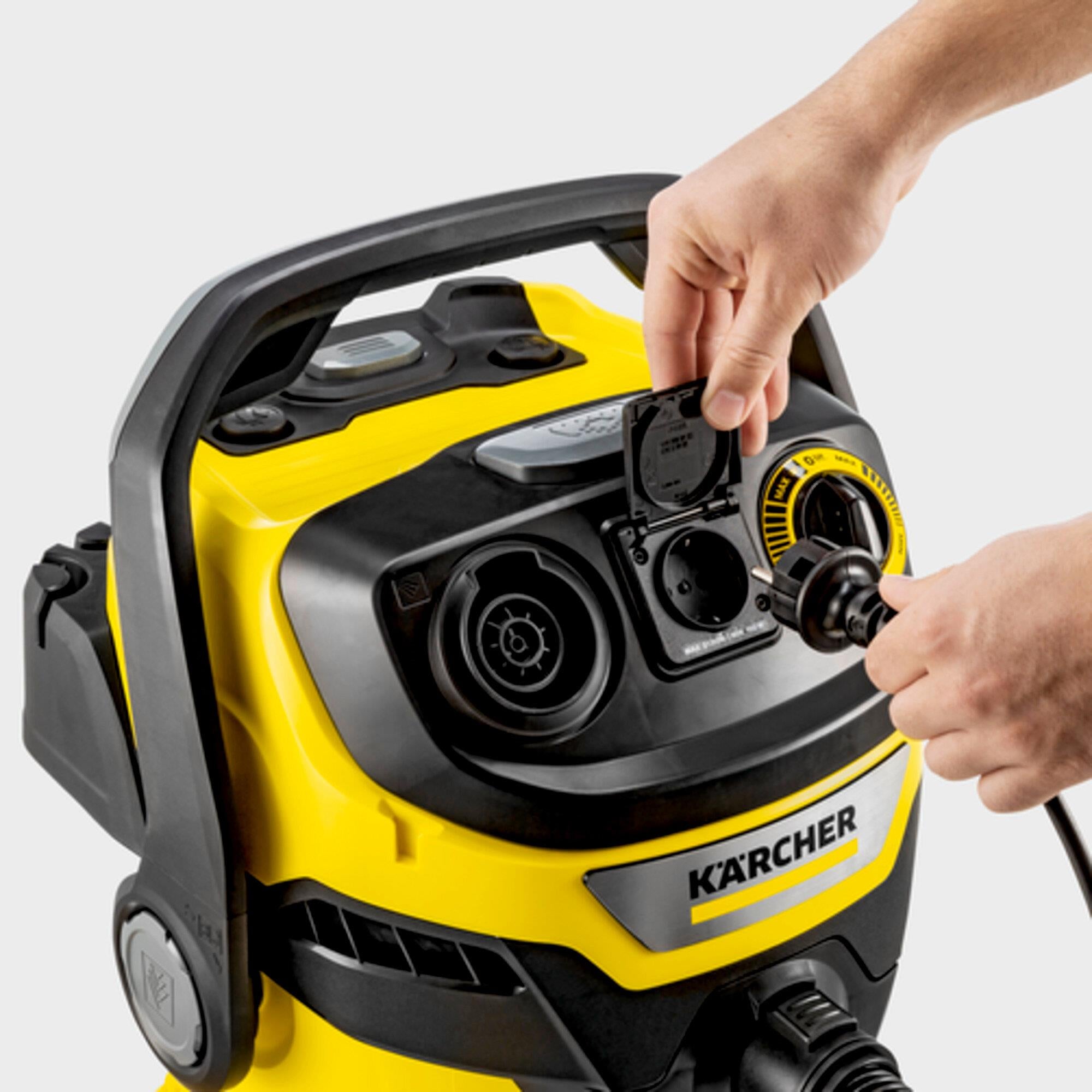 Vacuum Cleaner KARCHER Wet and dry vacuum cleaner WD 5 P V-25/8/35 1100 Watts Suction power 280W Capacity 25 l Noise 73 dB Yellow Weight 8.8 kg 1.628-372.0