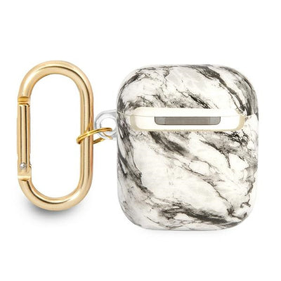 Guess GUA2HCHMAG AirPods cover grey/grey Marble Strap Collection