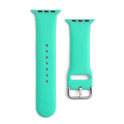 Silicone Strap APS for Apple Watch 42/44/45mm Strap Watch Bracelet - Mint — Hurtel