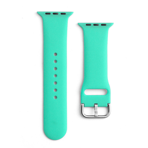 Silicone Strap APS for Apple Watch 42/44/45mm Strap Watch Bracelet - Mint — Hurtel