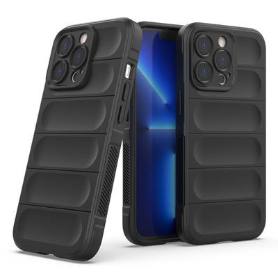 Magic Shield Case for iPhone 13 Pro flexible armored cover black — Hurtel