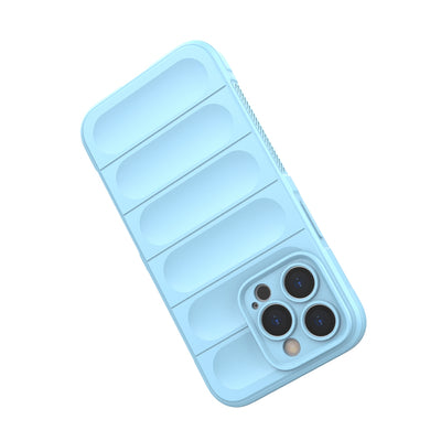 Magic Shield Case for iPhone 13 Pro flexible armored cover light blue — Hurtel