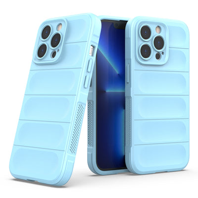 Magic Shield Case for iPhone 13 Pro flexible armored cover light blue — Hurtel
