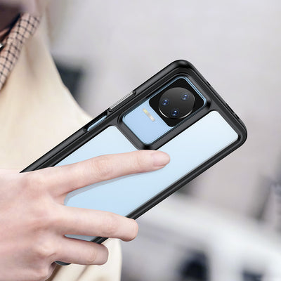 Outer Space Case for Xiaomi Poco F4 5G cover with a flexible frame black — Hurtel
