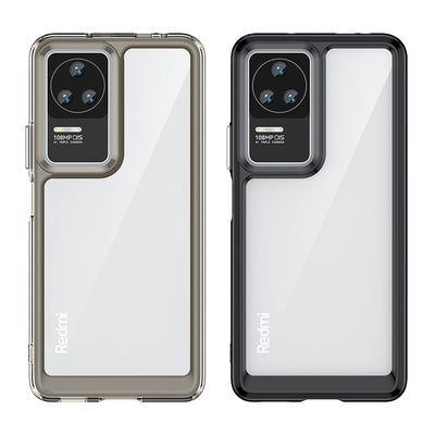 Outer Space Case for Xiaomi Poco F4 5G cover with a flexible frame blue — Hurtel