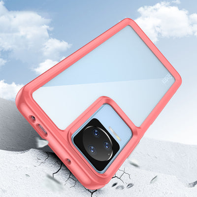 Outer Space Case Xiaomi Poco F4 5G cover with a flexible frame red — Hurtel