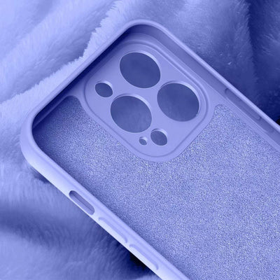 Silicone case iPhone 14 Plus silicone cover light blue — Hurtel
