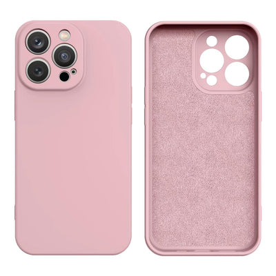 Silicone case iPhone 14 Plus silicone case pink — Hurtel