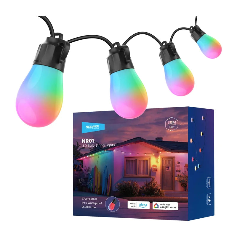 Outdoor string light NEEWER RGB warm white - Image 2