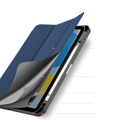 Dux Ducis Domo iPad 10.9” 2022 / iPad 11” 2025 smart cover case with stand blue