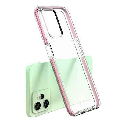 Spring Case case for Realme C35 silicone cover with frame black — Hurtel