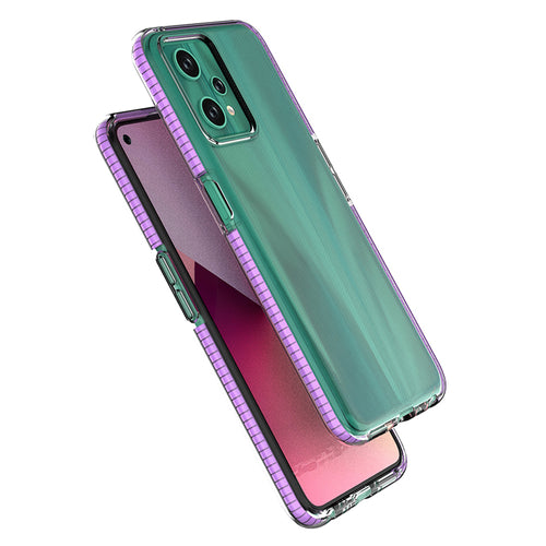 Spring Case case for Realme 9 Pro silicone cover with frame black — Hurtel