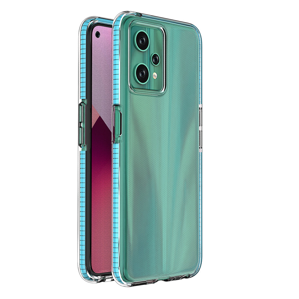 Spring Case for Realme 9 Pro silicone cover with frame light blue — Hurtel